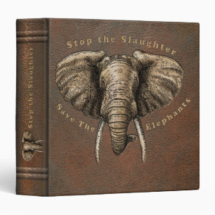 Save the Elephants Graphic Binder