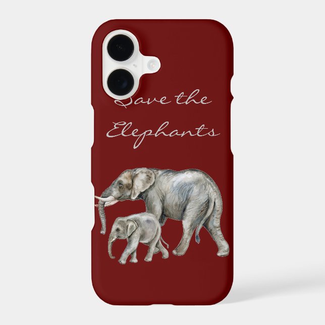 Save the Elephants Script Animals African (Back)