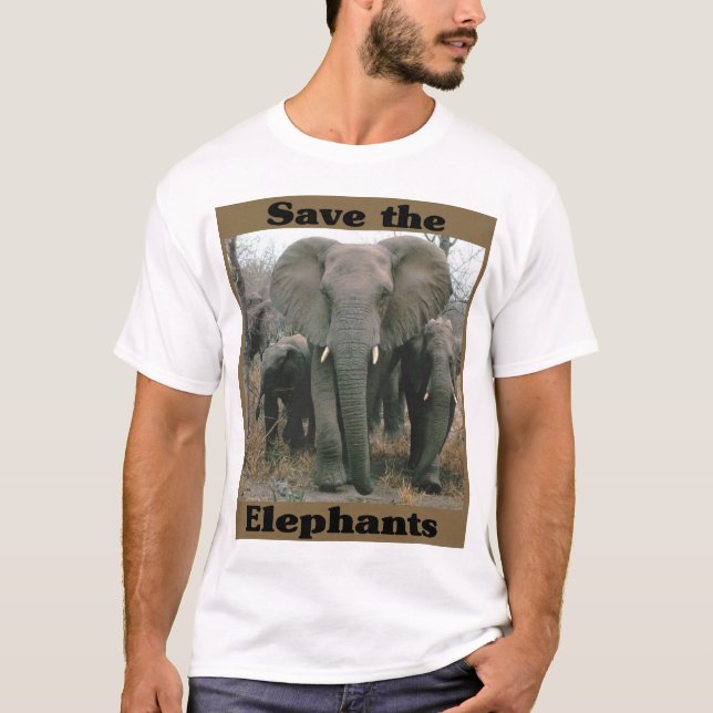 Save the Elephants T-Shirt (Front)