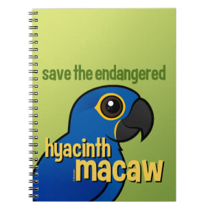 Save the Endangered Hyacinth Macaw Notebook