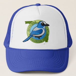 Save the Florida Scrub-Jay Trucker Hat