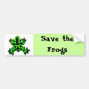 save the frogs, Save the Frogs Bumper Sticker