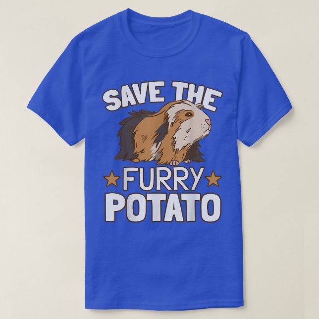 Save The Furry Potato - Guinea Pig T-Shirt (Design Front)