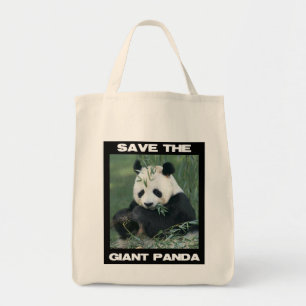 Save the Giant Panda Tote Bag