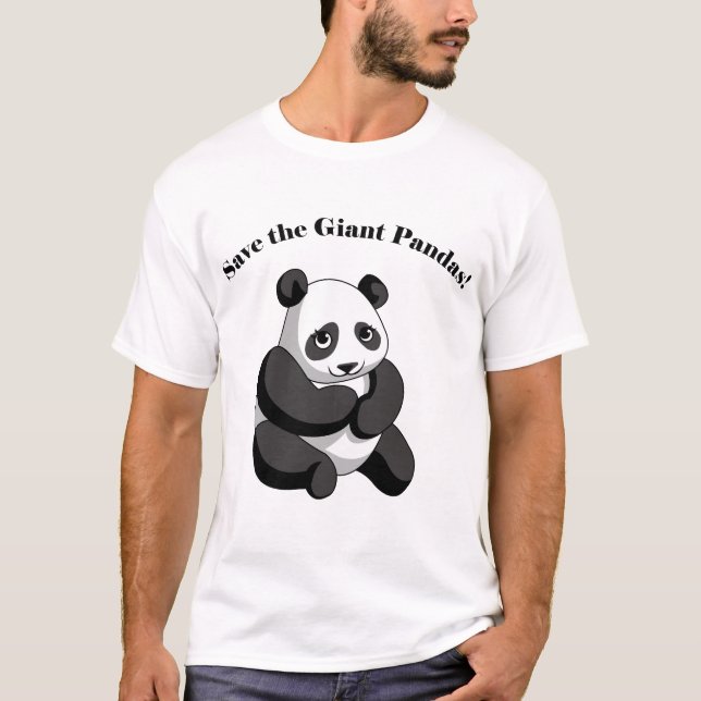 Save the Giant Pandas! T-Shirt (Front)