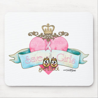 Save the Girls - Give a Hoot Mouse Pad