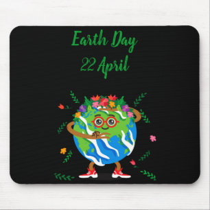 Save The Green Earth Day T Shirt Mouse Pad