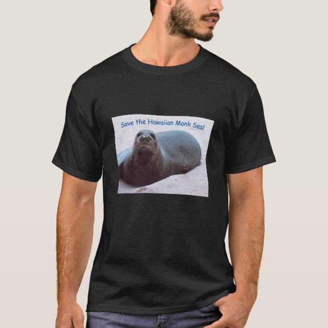 Save the Hawaiian Monk Seal Tee Shirt (Front)