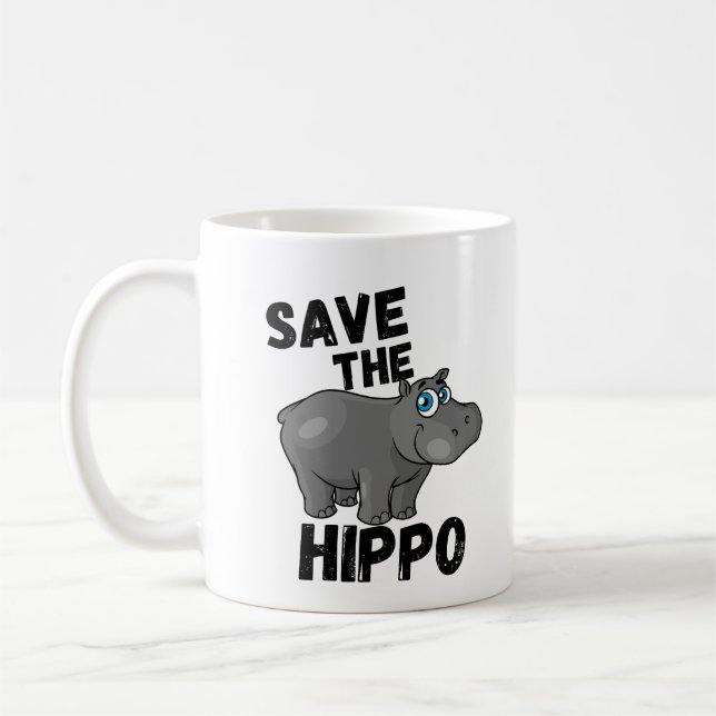 SAVE the hippo mugs  (Left)
