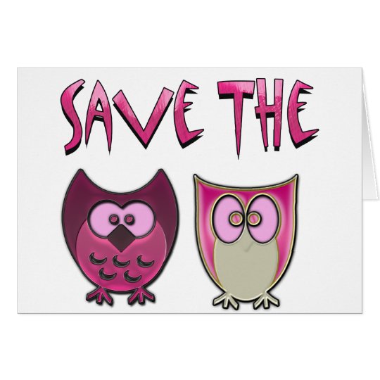 Save The Hooters Card