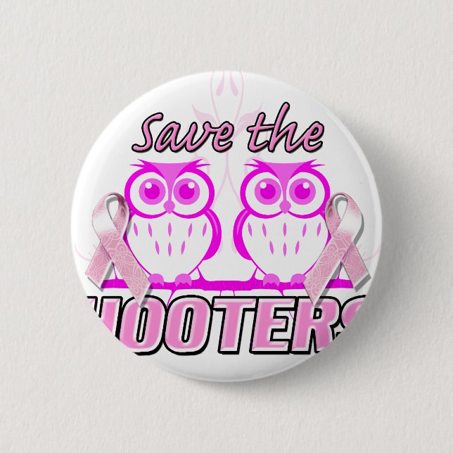 Save The Hooters.png 2 Inch Round Button (Front)