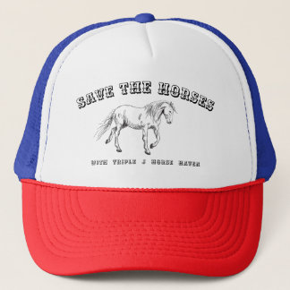 Save the Horses with TJHH Shirt Trucker Hat