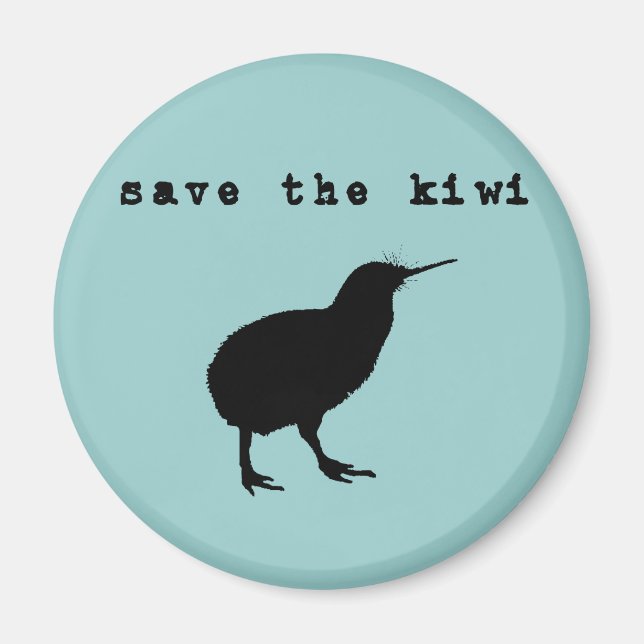 Save the Kiwi Magnet (Front)