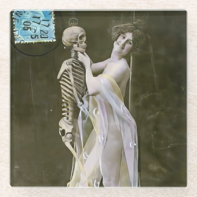 Save the Last Dance for Me  Glass Coaster (Front)