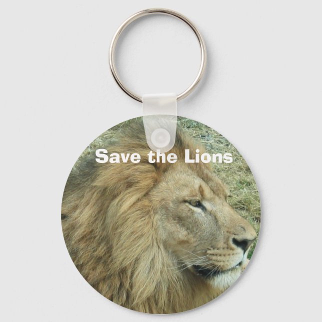 Save the Lions Keychain (Front)