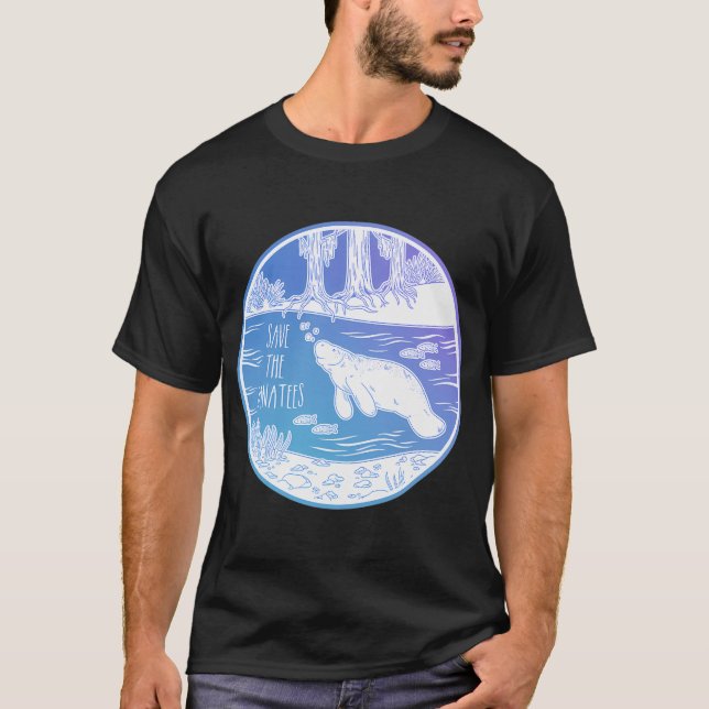 Save the Manatees! T-Shirt (Front)