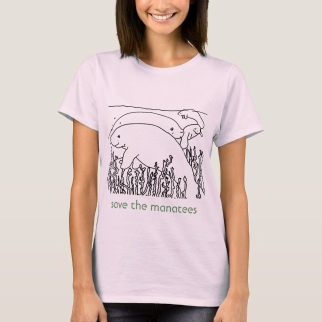 Save the Manatees T-Shirt (Front)