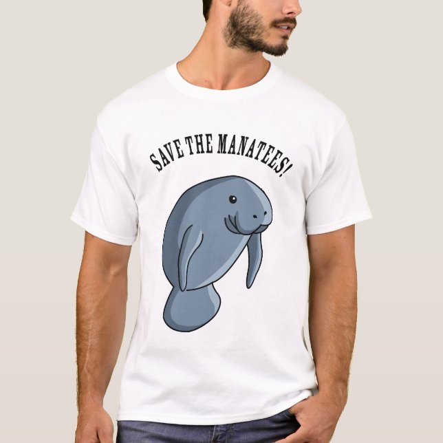 Save the Manatees! T-Shirt (Front)