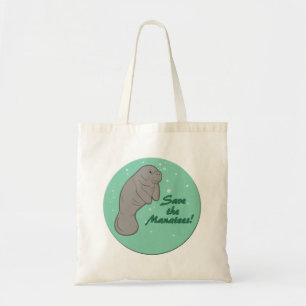 Save the Manatees! Tote Bag
