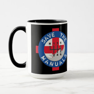 SAVE THE MANUALS MUG