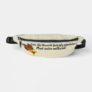 Save the Monarch butterfly population Fanny Pack