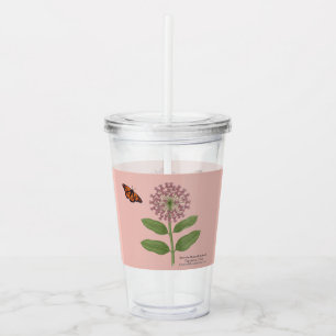 Save The Monarch Butterfly Population Mother's Day Acrylic Tumbler