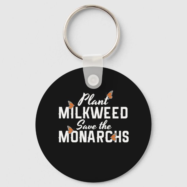 Save The Monarchs Butterfly Keychain (Front)