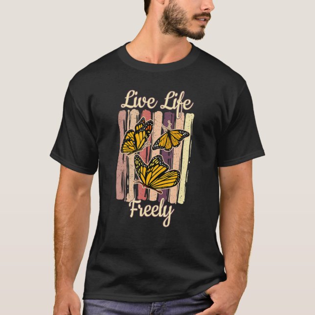 Save The Monarchs Butterfly Monarch T-Shirt (Front)
