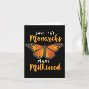 Save The Monarchs Plant More Milkweed Butterfly Gi Card