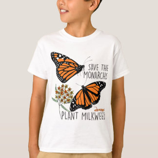 Save The Monarchs Plant Some Milkweed Butterfly Gi T-Shirt