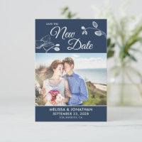 Save The New Date wedding postponement photo