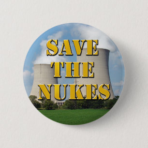 Save The Nukes 2 Inch Round Button