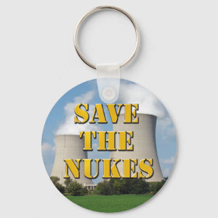 Save The Nukes Keychain