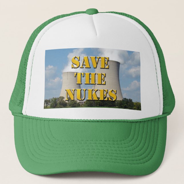Save The Nukes Trucker Hat (Front)