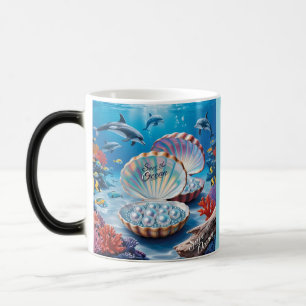 save the ocean magic mug