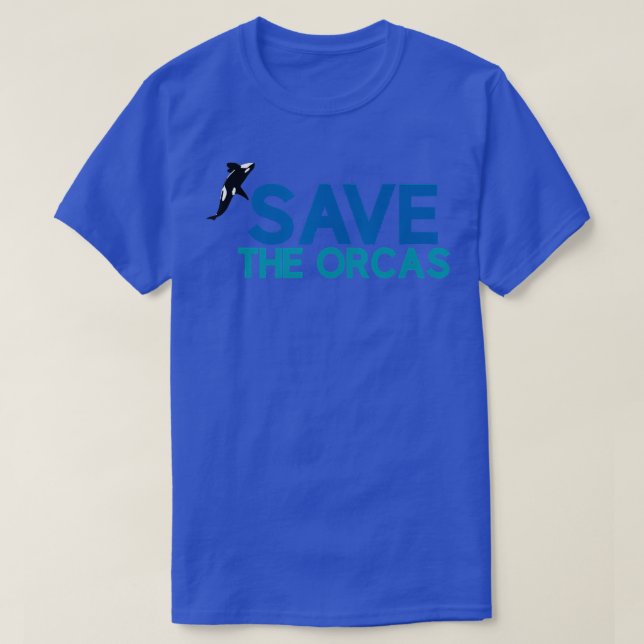 Save The Orcas Killer Whale Sea Panda 3 T-Shirt (Design Front)