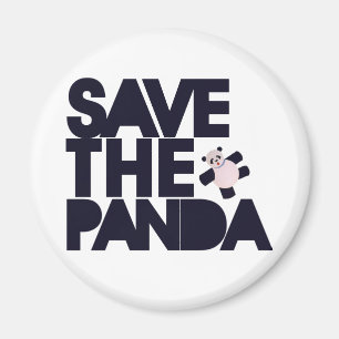 Save the Panda Bear Magnet