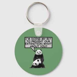 Save the Panda Keychain