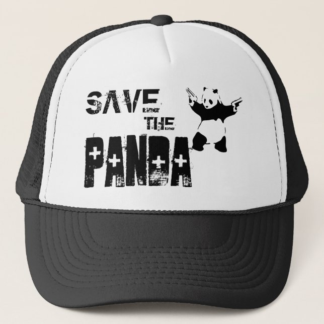 Save the Panda Trucker Cap (Front)