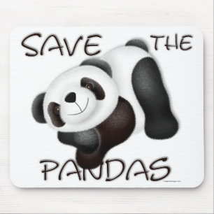 Save The Pandas Mousepad