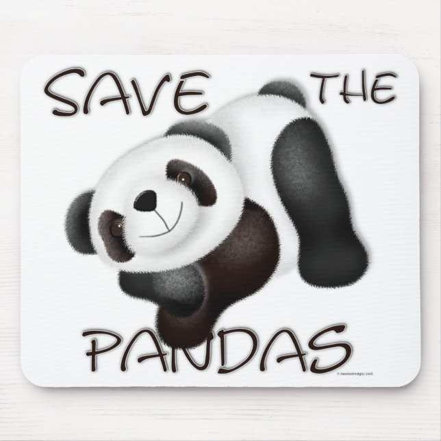 Save The Pandas Mousepad (Front)
