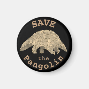 Save the Pangolin Endangered Coronavirus Animal Magnet