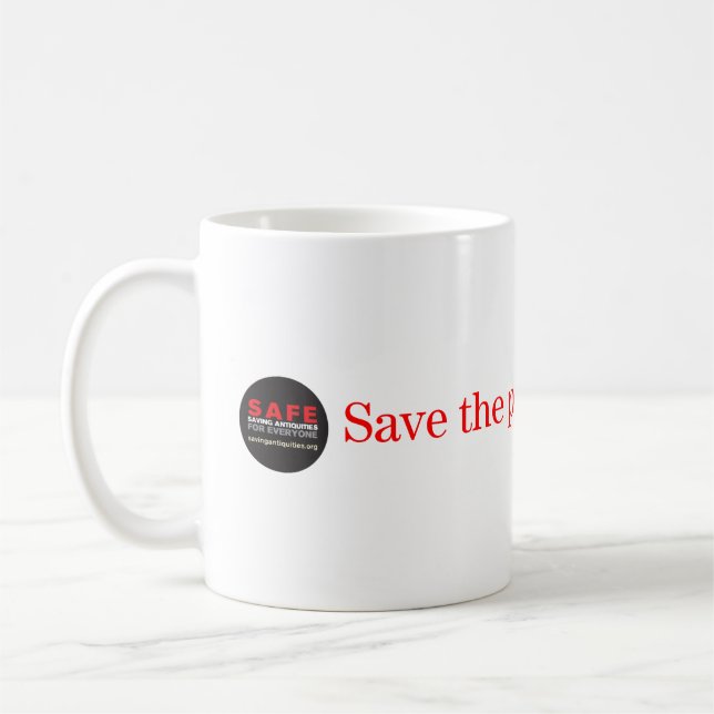 Save the past for our future mug (Left)
