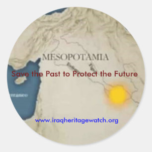 Save the Past to protect the Future Sticker