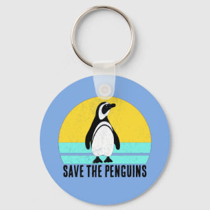 Save The Penguins Keychain