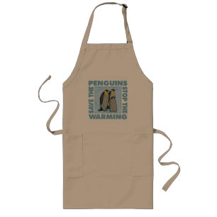 Save the Penguins Long Apron