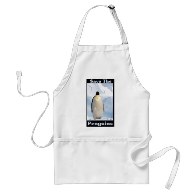 Save the Penguins Standard Apron (Front)