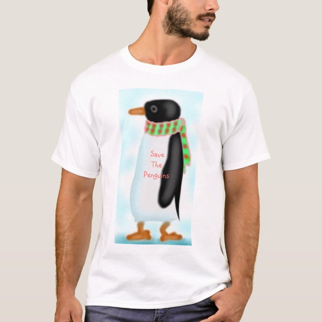 Save The Penguins T-Shirt (Front)
