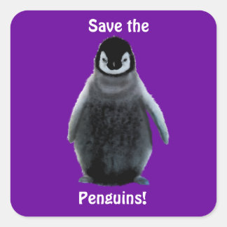SAVE THE PENGUINS Wildlife Support Stickers