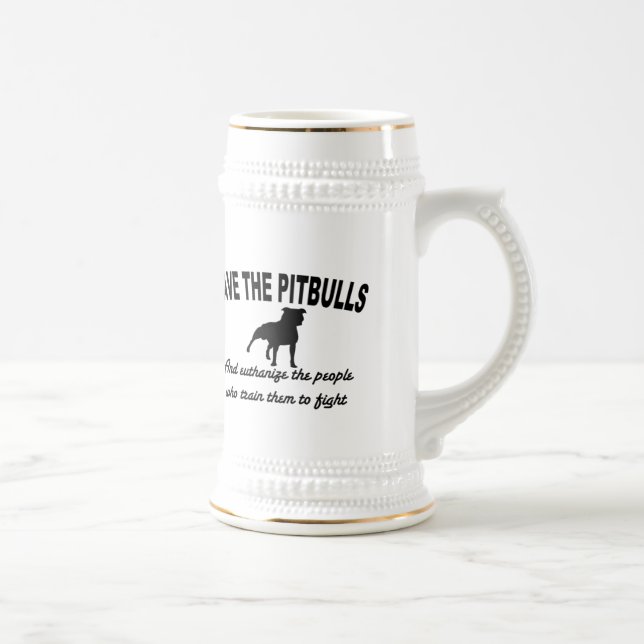 Save The Pits Beer Stein (Right)
